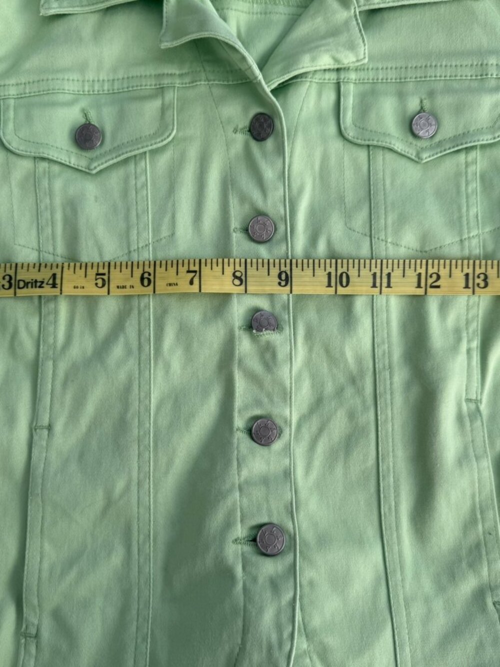 Live a Little Fitted Petite Denim Jacket - Picture 6 of 6